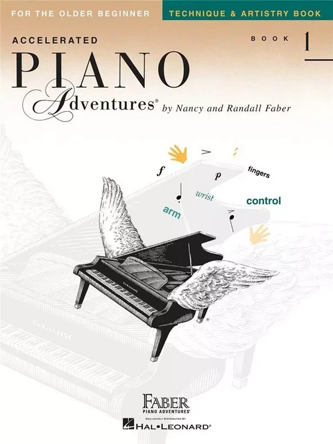 NANCY FABER : PIANO ADVENTURES FOR THE OLDER BEGINNER TECH BK 1 -  NANCY FABER_RANDALL - HAL LEONARD