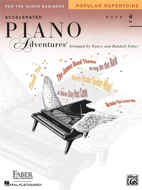 NANCY FABER : PIANO ADVENTURES FOR THE OLDER BEGINNER REP. BK 2 -  NANCY FABER_RANDALL - HAL LEONARD