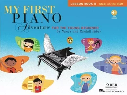 NANCY FABER : MY FIRST PIANO ADVENTURE - LESSON BOOK B -  RECUEIL + ENREGISTREMENT(S) EN LIGNE