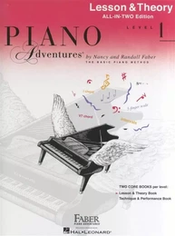 NANCY FABER :  PIANO ADVENTURES ALL-IN-TWO LEVEL 1 LESSON/THEORY