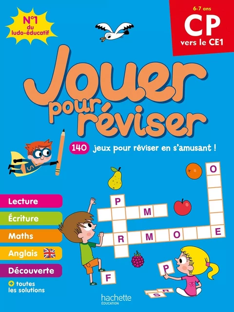 Jouer pour réviser - Du CP au CE1 - Cahier de vacances 2024 -  Collectif - HACHETTE EDUC