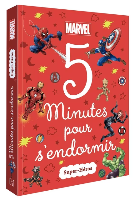 MARVEL - 5 Minutes pour s'endormir - Super-héros -  Collectif - DISNEY HACHETTE