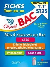 Objectif BAC Fiches Tout-en-un 1re et Tle ST2S