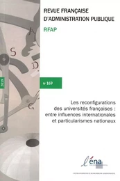 Les reconfigurations des universiteé françaises