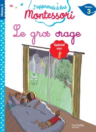 Le gros orage, niveau 3 - J'apprends à lire Montessori