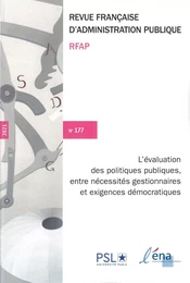 L'évaluation des politiques publiques, entre nécessités gestionnaires et exigences démocratiques