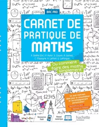 Carnet de pratique de Maths Bac Pro - Cahier de consolidation -  Éd. 2021