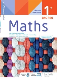 Mathématiques 1ère Bac Pro groupement C - cahier de l'élève -  Éd. 2021