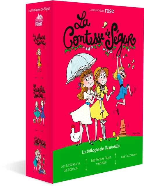 Coffret Comtesse de Ségur - La Trilogie de Fleurville - Comtesse deSégur - HACHETTE JEUN.