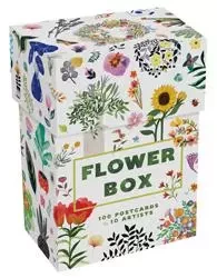 Flower Box 100 Postcards by 10 artists /anglais