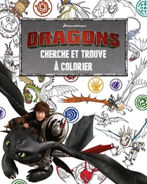 Dragons - Cherche et trouve à colorier