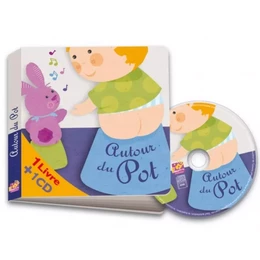 LIVRE CD COMPTINES AUTOUR DU POT