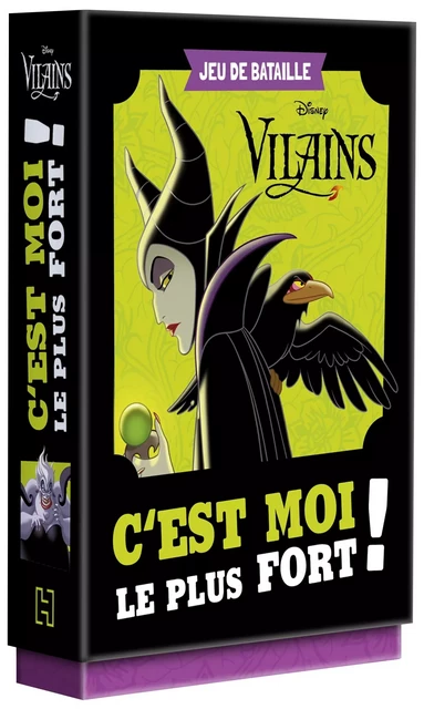 DISNEY VILAINS - Jeu de cartes - C'est moi le plus fort ! - Bataille -  Collectif - DISNEY HACHETTE