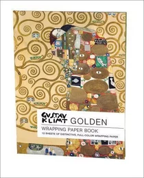 Golden : Gustav Klimt Wrapping Paper Book /anglais