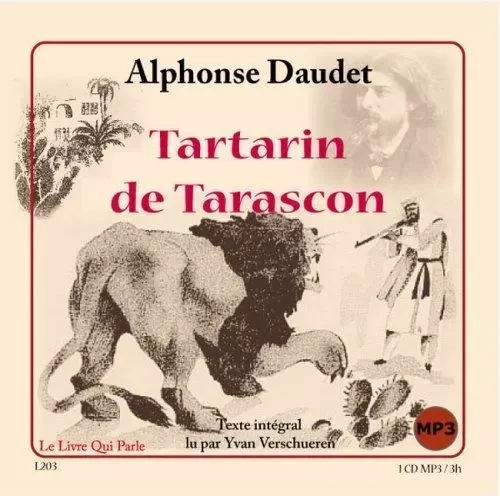 TARTARIN DE TARASCON / 1 CD MP3 -  DAUDET ALPHONSE - LIVRE QUI PARLE