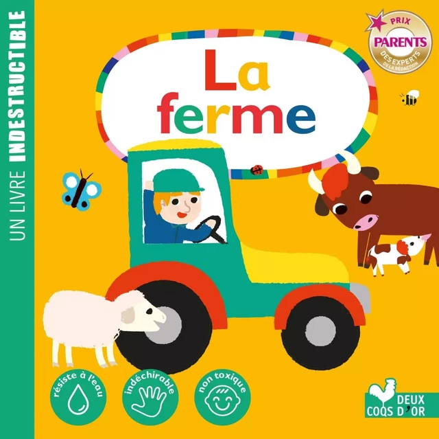 La ferme - livre indestructible - Mathilde Paris - DEUX COQS D OR