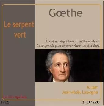 LE SERPENT VERT / 2 CD -  GOETHE - LIVRE QUI PARLE