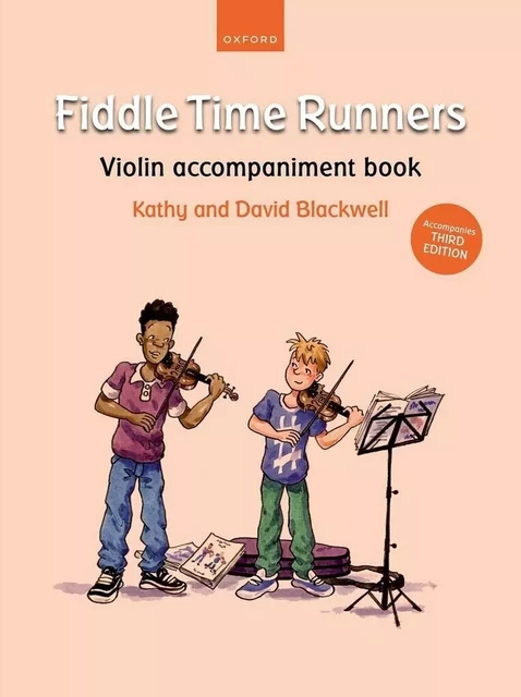 KATHY & DAVID BLACKWELL : FIDDLE TIME RUNNERS VIOLIN ACCOMPANIMENT BOOK (3EME EDITION) -  KATHY & DAVID BLACKW - OUP