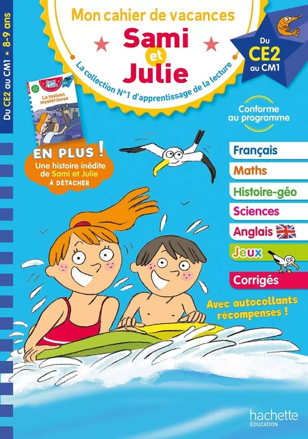 Sami et Julie - Du CE2 au CM1 - Cahier de vacances 2024 - Stéphanie Neumayer, Philippe Razet - HACHETTE EDUC