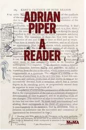 Adrian Piper: A Reader /anglais