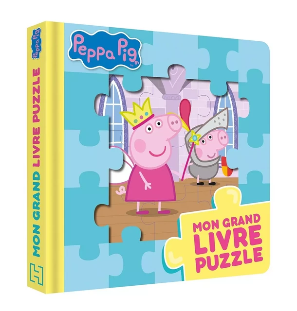 Peppa Pig - Mon grand livre puzzle -  - HACHETTE JEUN.