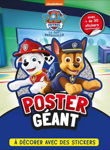 Pat' Patrouille - Poster géant à décorer -  - HACHETTE JEUN.