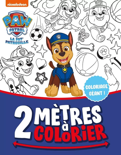 La Pat' Patrouille - 2 mètres à colorier -  - HACHETTE JEUN.