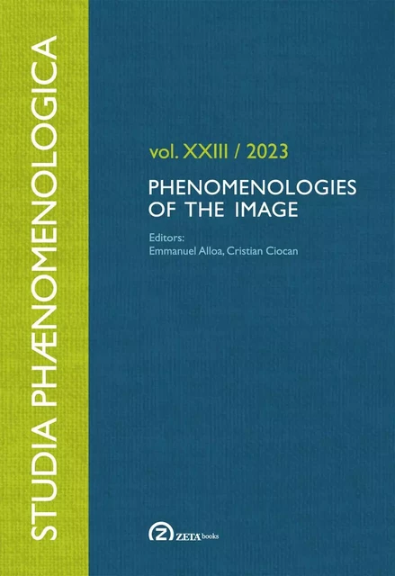 Phenomenologies of the Image -  - ZETA BOOKS