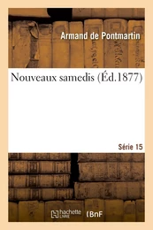 Nouveaux samedis : 15e série