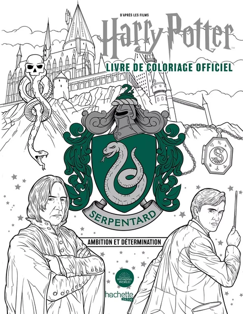 Harry Potter - Serpentard - le livre de coloriage officiel -  - HACHETTE HEROES