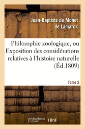 Philosophie zoologique. Tome 2