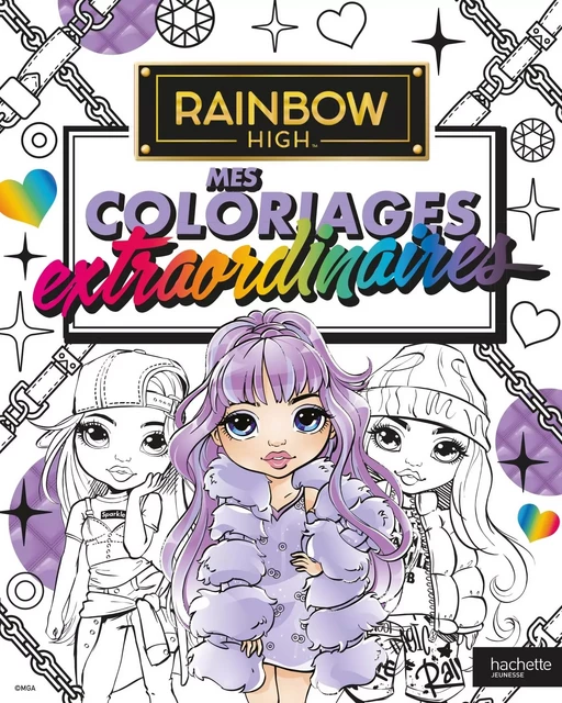 Rainbow High - Coloriages extraordinaires -  - HACHETTE JEUN.