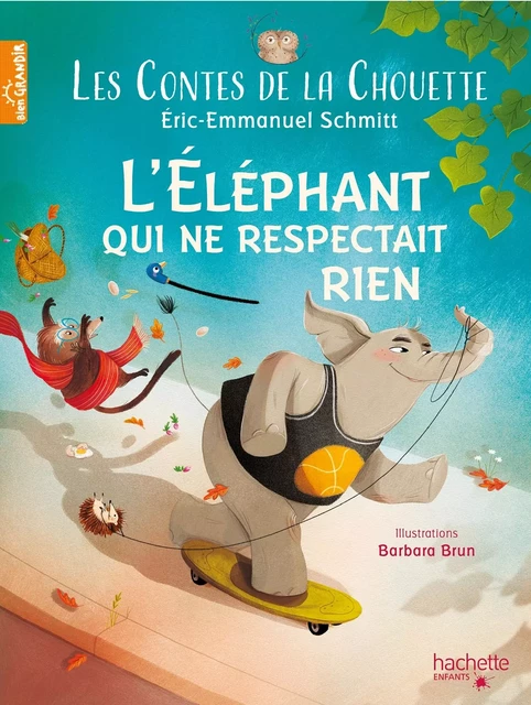 Les Contes de la Chouette - L'Éléphant qui ne respectait rien - Éric-Emmanuel Schmitt - HACHETTE ENFANT