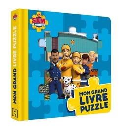 Sam le pompier - Mon grand livre puzzle