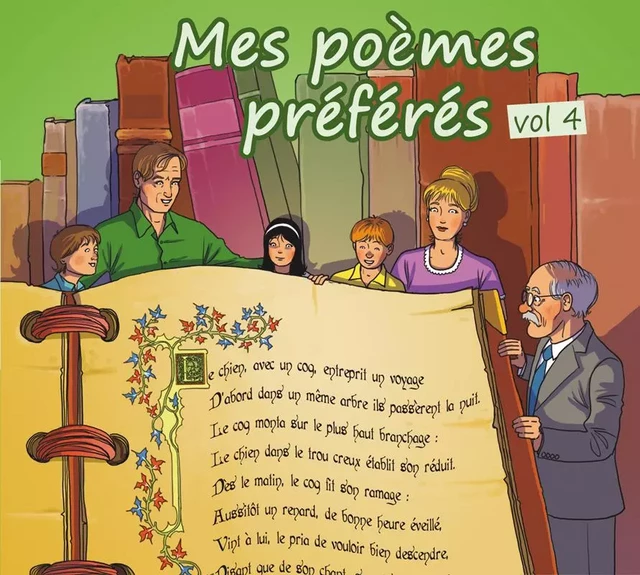 Mes poèmes préférés, vol 4 (livre audio) -  COMPILATION - FRANCE PRODUC