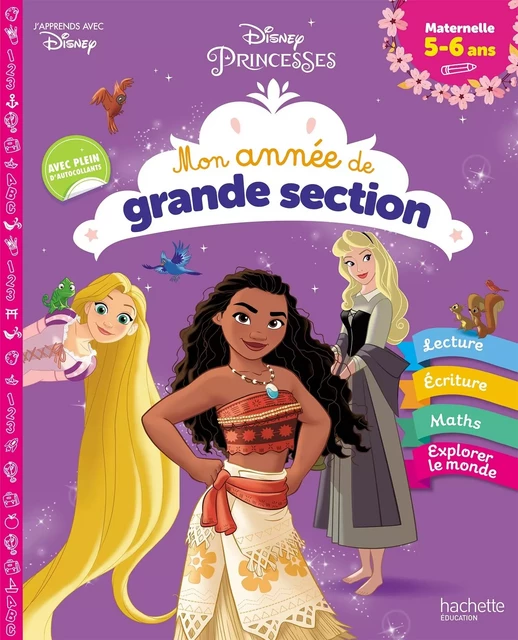 Disney - Princesses - Mon année de Grande Section (5-6 ans) -  Collectif - HACHETTE EDUC