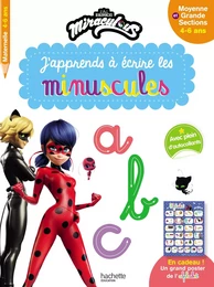 Miraculous - J'apprends à écrire les minuscules MS - GS (3-5 ans)