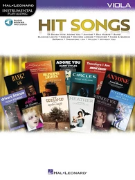 HIT SONGS - VIOLA - INSTRUMENTAL PLAY-ALONG - RECUEIL + ENREGISTREMENT(S) EN LIGNE - ALTO