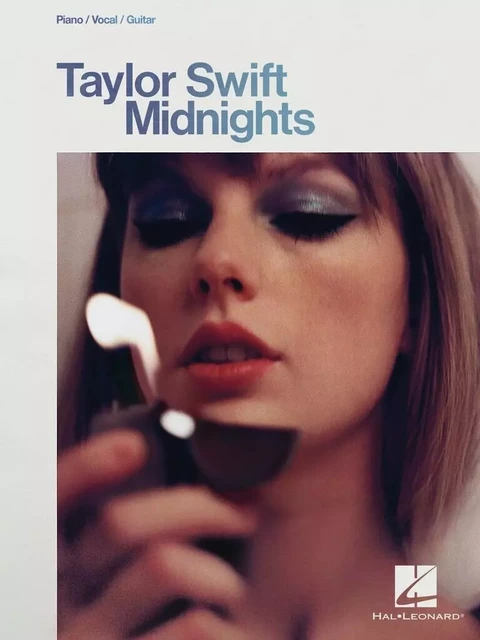 TAYLOR SWIFT - MIDNIGHTS - PIANO, VOIX & GUITARE - 13 TITRES -  TAYLOR SWIFT - HAL LEONARD