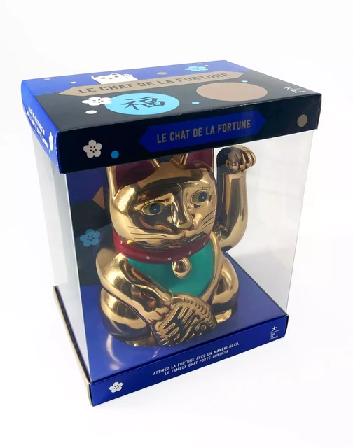 Coffret Chat de la fortune bronze -  Collectif - HACHETTE PRAT