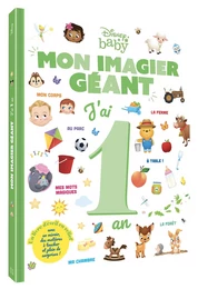 DISNEY BABY - Mon imagier géant - J'ai 1 an