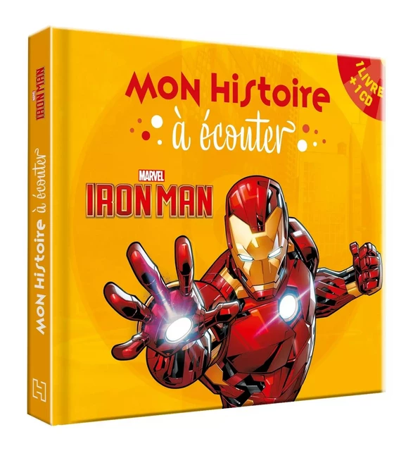 IRON-MAN - Mon histoire à écouter - Livre CD - Iron Man, les Origines - MARVEL -  - DISNEY HACHETTE