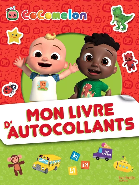 Cocomelon - Mon livre d'autocollants -  - HACHETTE JEUN.