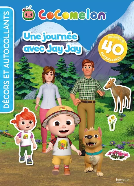 Cocomelon - Décors et autocollants - Une journée avec Jay Jay -  Moonbug - HACHETTE JEUN.