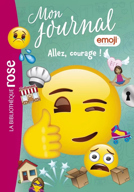 Emoji TM mon journal 14 - Allez, courage ! - Catherine Kalengula - HACHETTE JEUN.