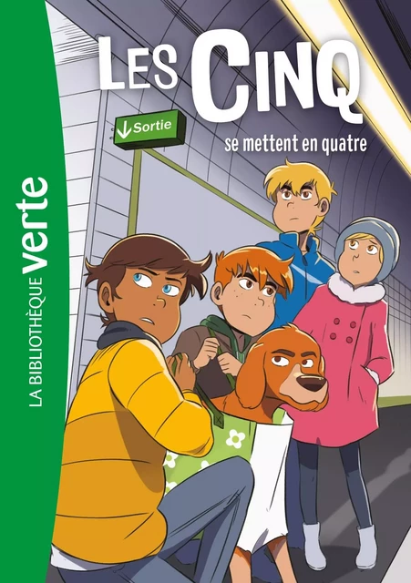 Les Cinq NED 30 - Les Cinq se mettent en quatre - Claude Voilier - HACHETTE JEUN.