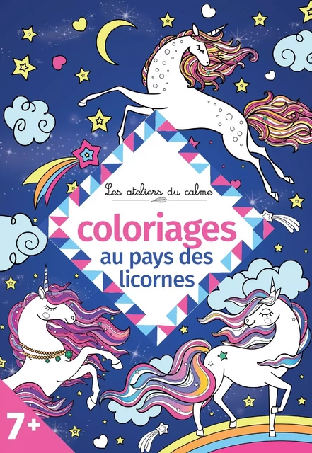 Coloriages au pays des licornes -  - DEUX COQS D OR