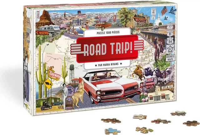 Puzzle Road trip -  - HACHETTE PRAT