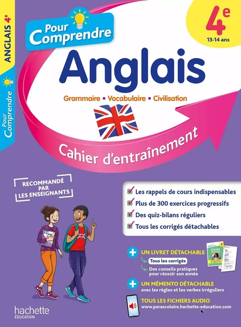 Pour Comprendre Anglais 4E - Krystel Gerber - HACHETTE EDUC