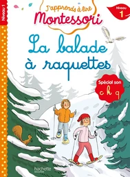 La balade à raquettes, niveau 1 - J'apprends à lire Montessori